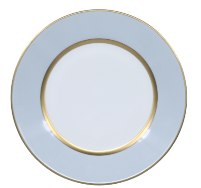 Mak Dessert Grey Gold Plate