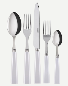 Icone White 5 Piece Flatware