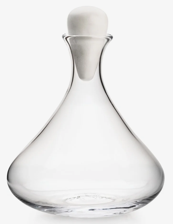 Vintner Wine Decanter with Marble Stopper