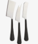 Woodbury Cheese Knife Set Black
