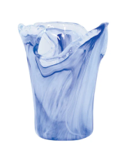 Onda Glass Small Cobalt Vase