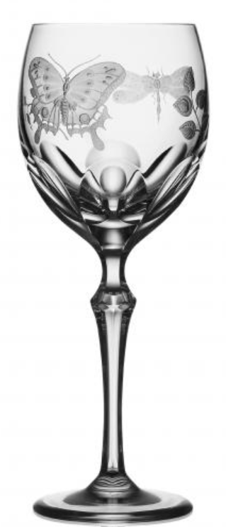 Springtime Red Wine Glass