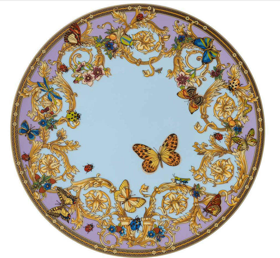 Butterfly Garden Modern Service Plate