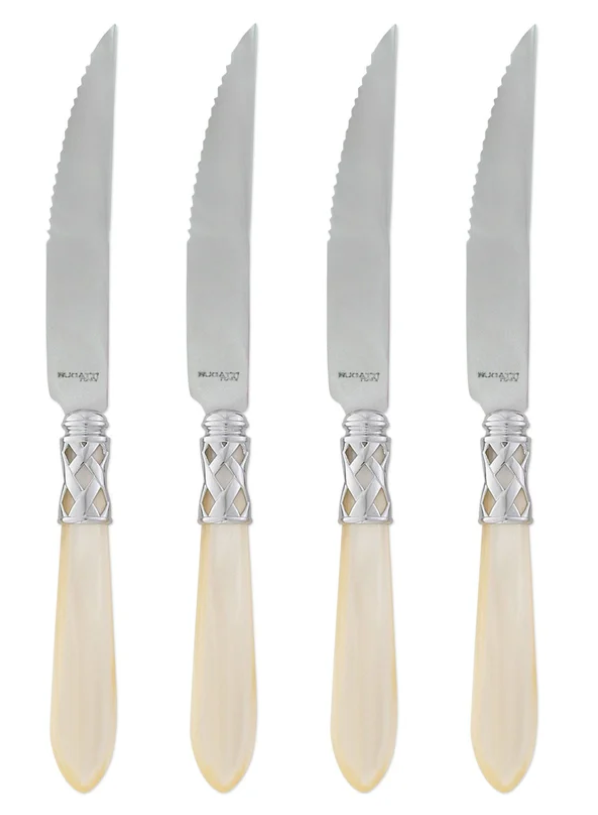 Aladdin Brilliant Ivory Steak Knife Set