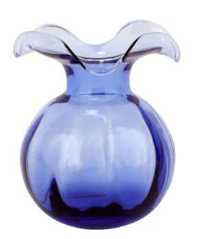 Hibiscus Bud Vase - Indigo