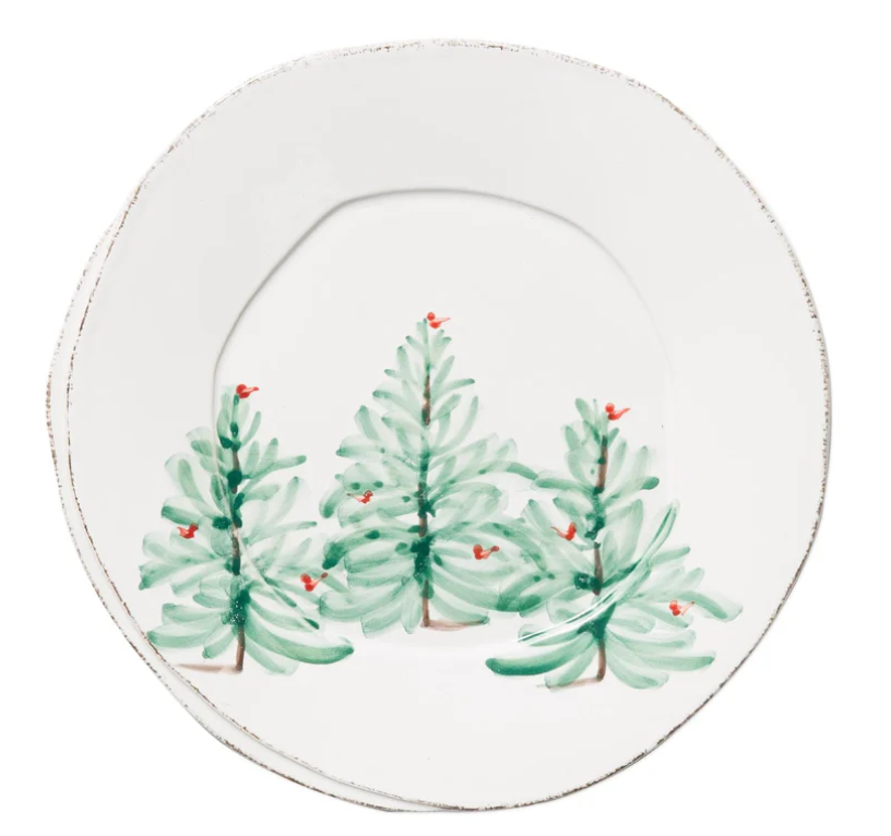 Lastra Holiday European Dinner Plate