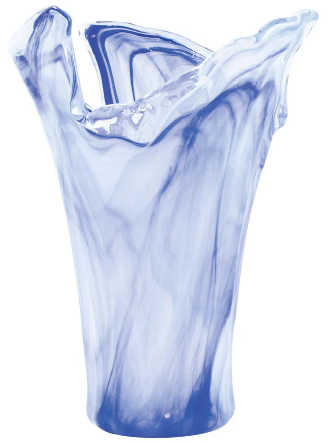 Onda Glass Cobalt Large Vase