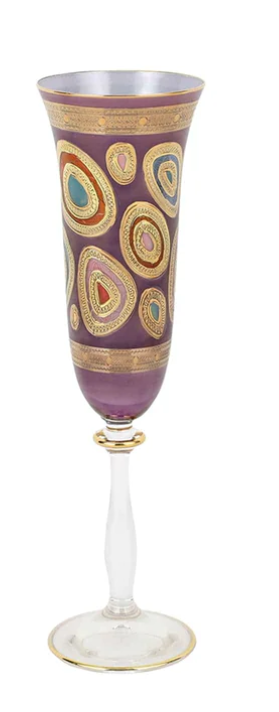 Regalia Purple Champagne Glass