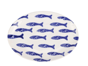 Santorini Fish Oval Platter