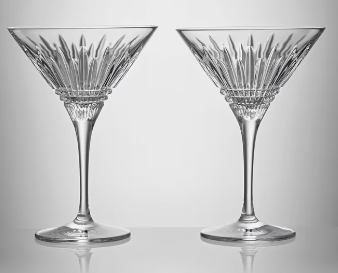 Lismore Diamond Martini Pair