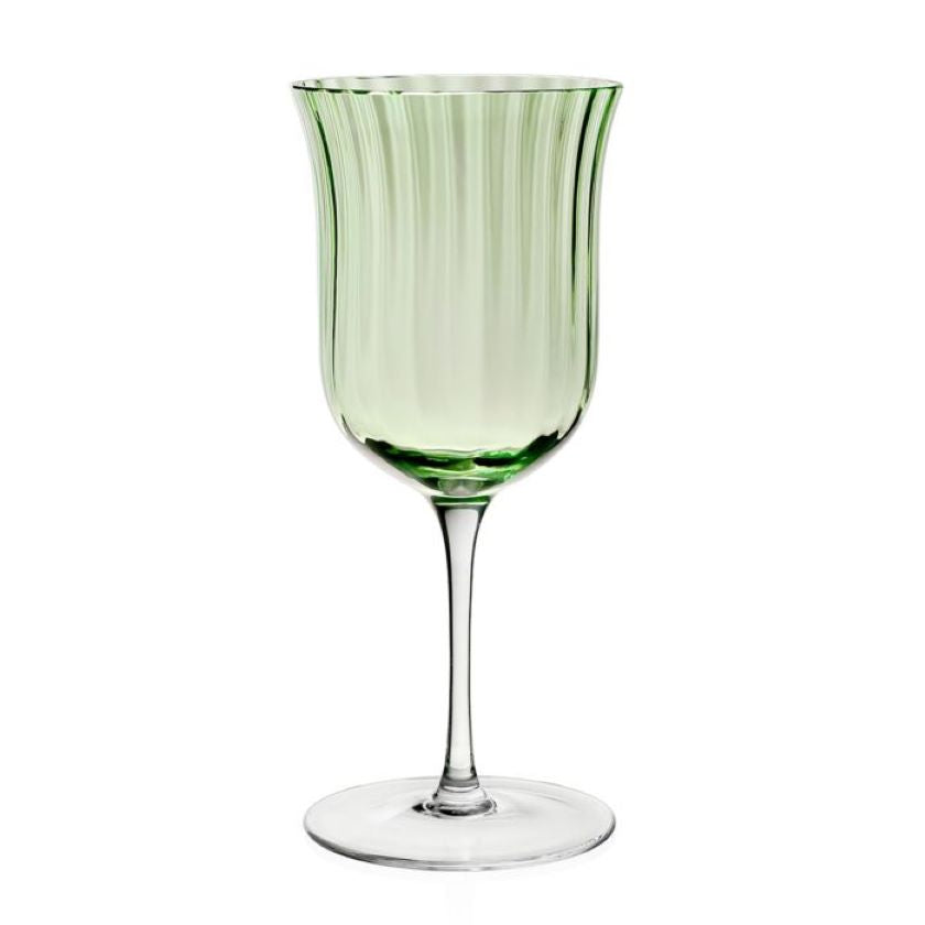 Corinne Green Water Goblet